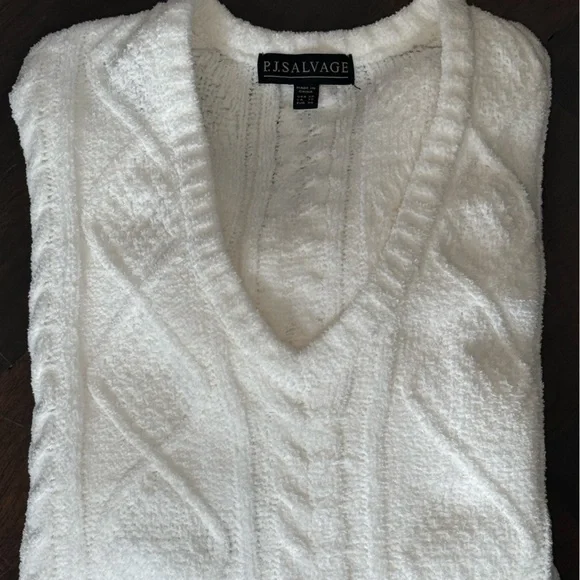NWT: PJ Salvage Chenille Cable Knit Sweater & Pants Lounge Set. XS - Picture 3 of 12